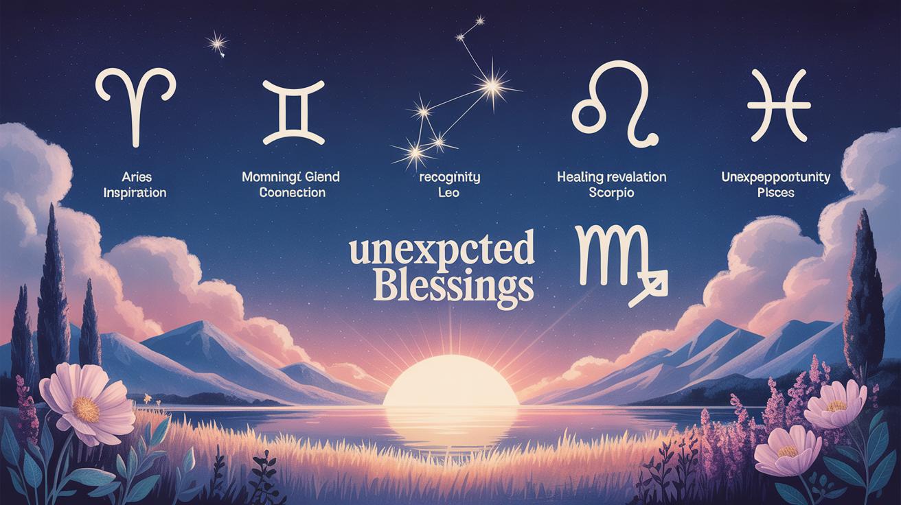 5 Zodiac Signs Receive Unexpected Blessings On May 12, 2025