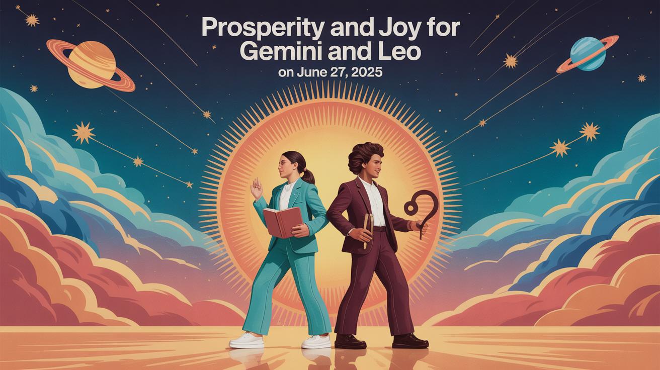 2 Zodiac Signs Attract Prosperity & Joy On June 27, 2025